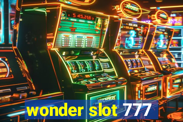 wonder slot 777