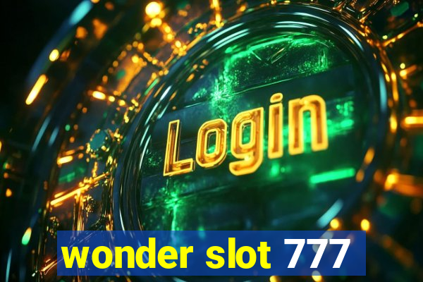 wonder slot 777