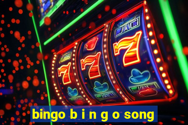 bingo b i n g o song