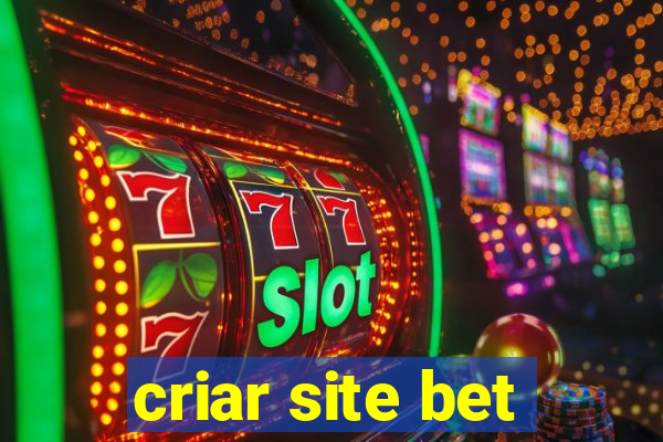 criar site bet