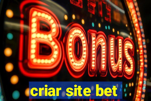 criar site bet