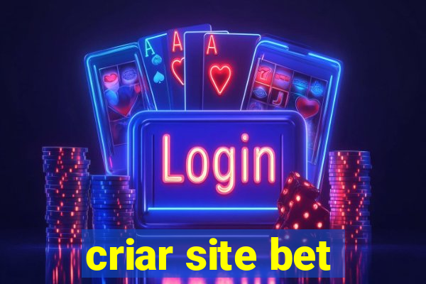 criar site bet