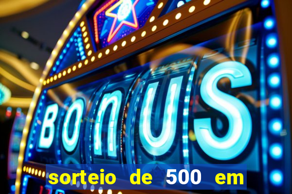 sorteio de 500 em cash toda segunda feira novibet como funciona