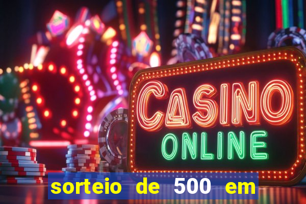 sorteio de 500 em cash toda segunda feira novibet como funciona