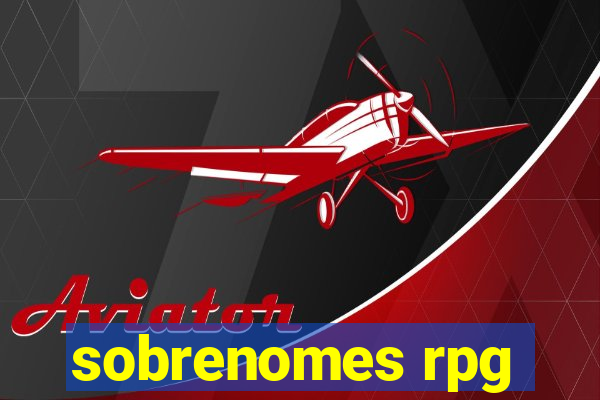 sobrenomes rpg