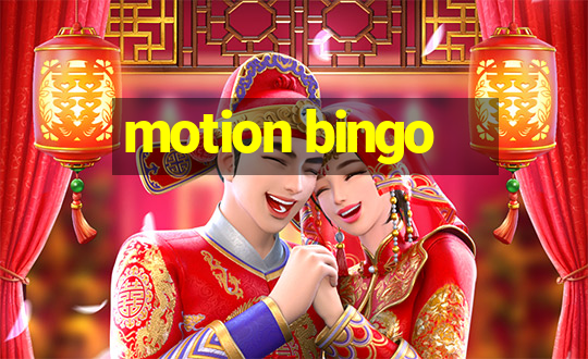 motion bingo