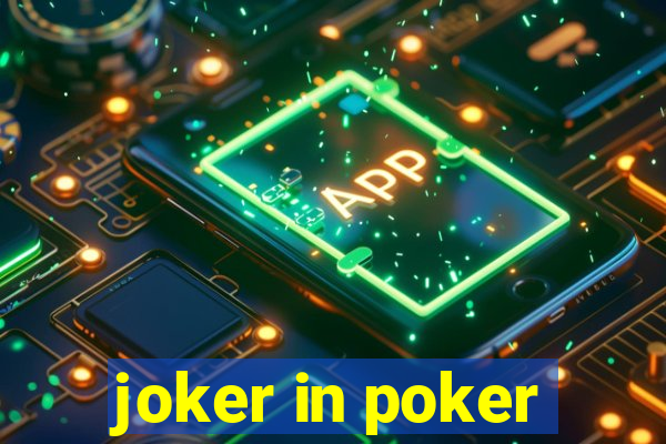 joker in poker