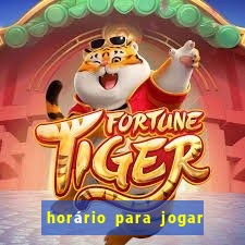 horário para jogar no rabbit