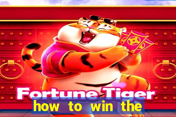 how to win the slot machine