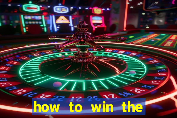 how to win the slot machine