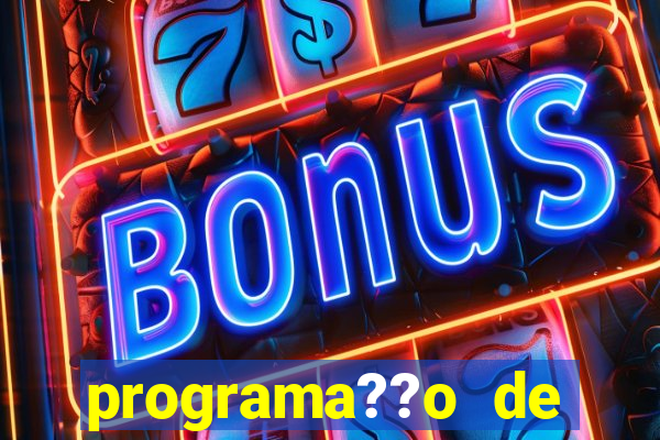 programa??o de jogos de futebol