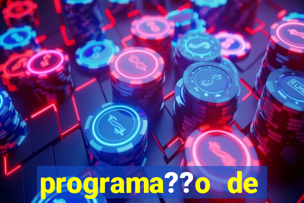 programa??o de jogos de futebol