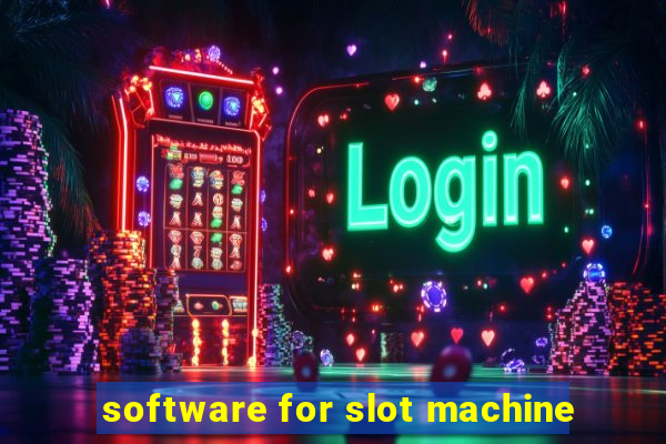 software for slot machine