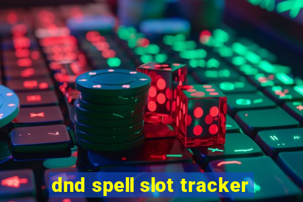 dnd spell slot tracker