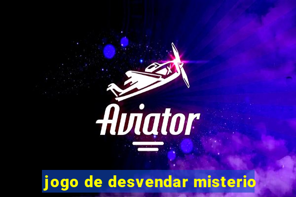 jogo de desvendar misterio