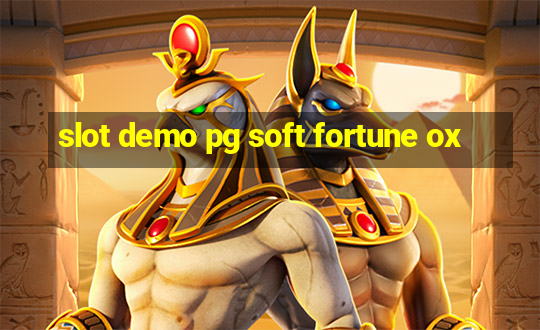 slot demo pg soft fortune ox