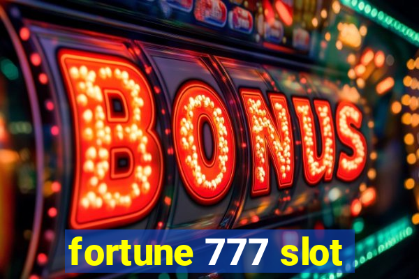 fortune 777 slot