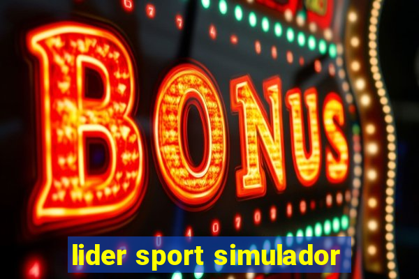 lider sport simulador