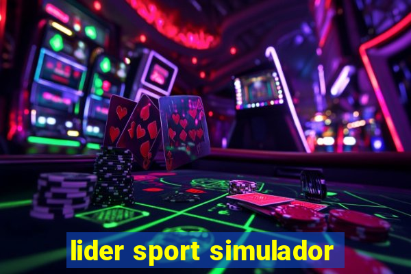 lider sport simulador