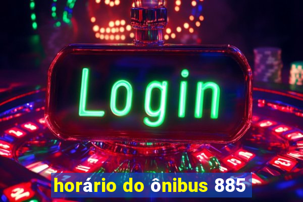 horário do ônibus 885