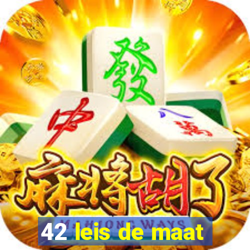 42 leis de maat