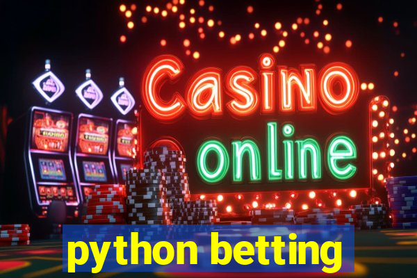 python betting