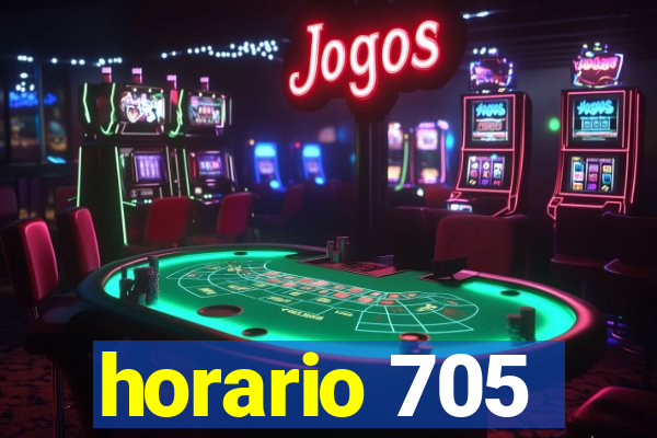 horario 705