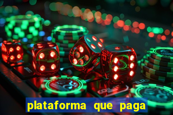 plataforma que paga no cadastro slots