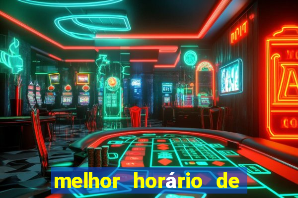 melhor horário de madrugada para jogar fortune tiger