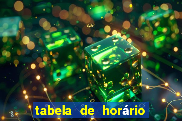 tabela de horário do fortune tiger