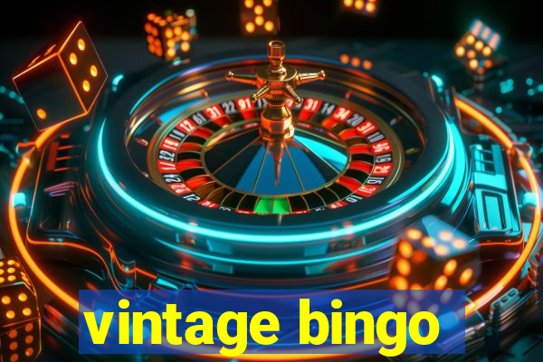 vintage bingo