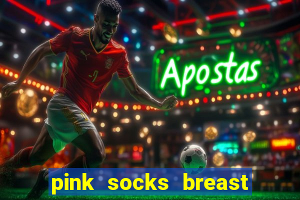 pink socks breast cancer awareness football