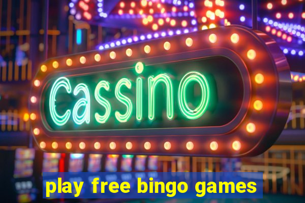 play free bingo games