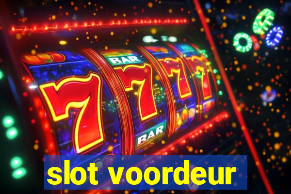 slot voordeur