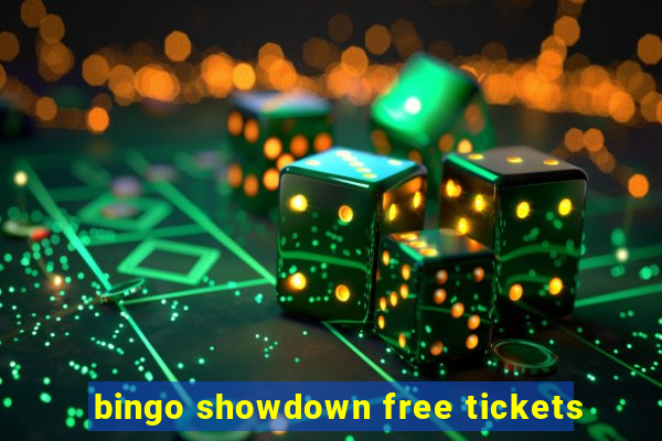 bingo showdown free tickets