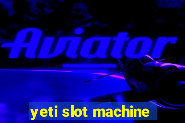 yeti slot machine