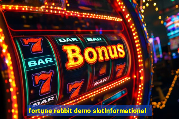 fortune rabbit demo slotInformational