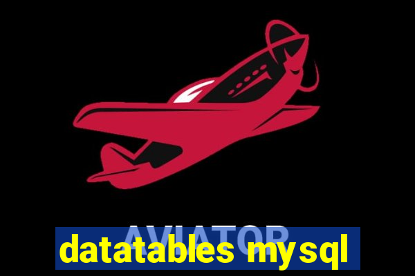 datatables mysql