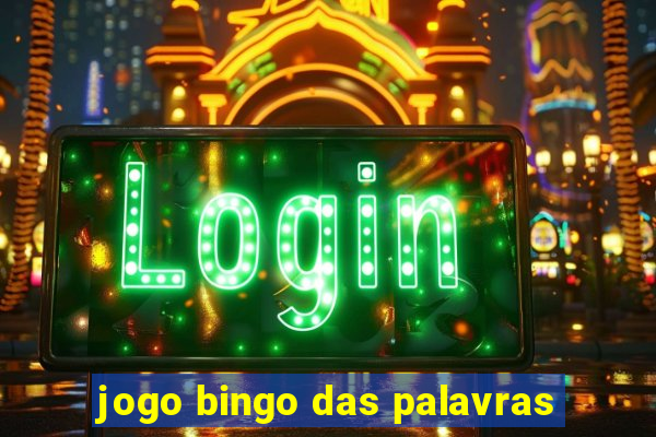 jogo bingo das palavras