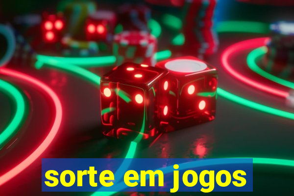 sorte em jogos