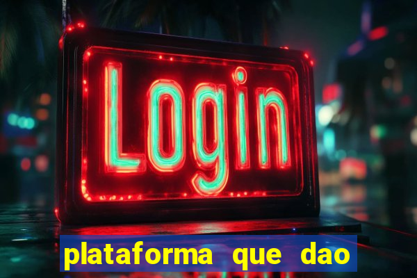 plataforma que dao bonus sem deposito