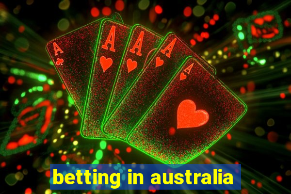 betting in australia