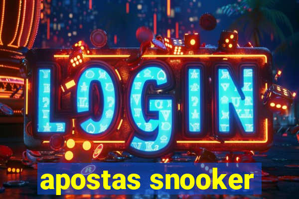 apostas snooker