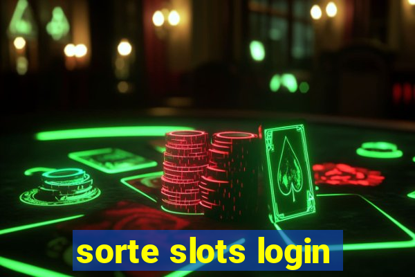 sorte slots login