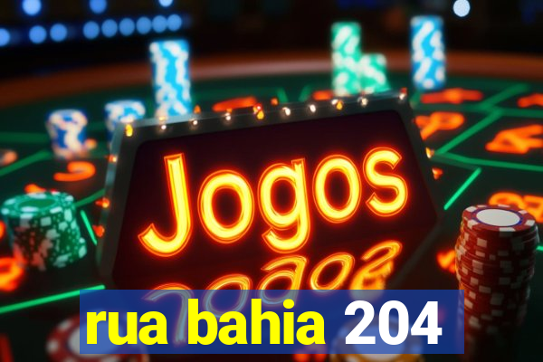 rua bahia 204