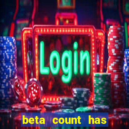 beta count has changed pt br