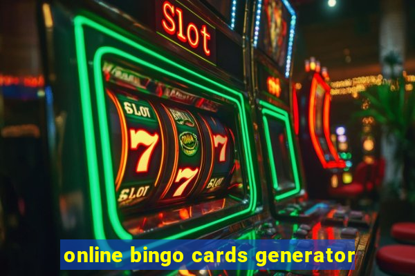 online bingo cards generator