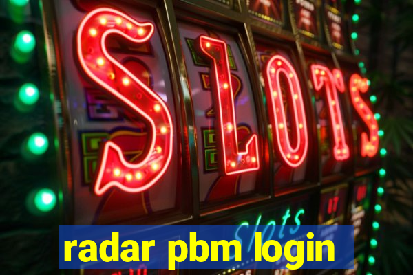 radar pbm login