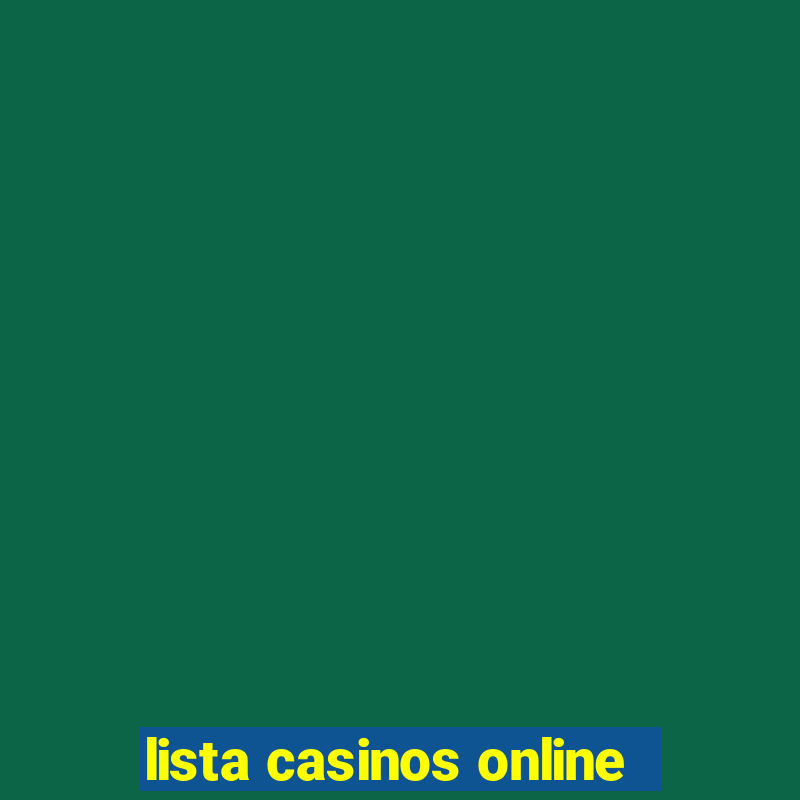 lista casinos online