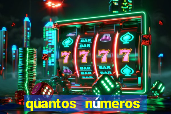 quantos números tem numa cartela de bingo